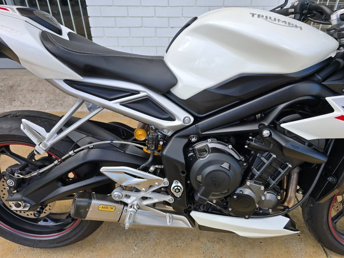 2018 Triumph STREET TRIPLE RS White
