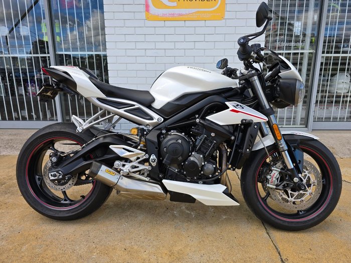 2018 Triumph STREET TRIPLE RS White