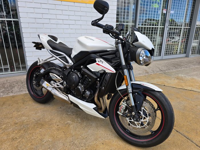 2018 Triumph STREET TRIPLE RS White
