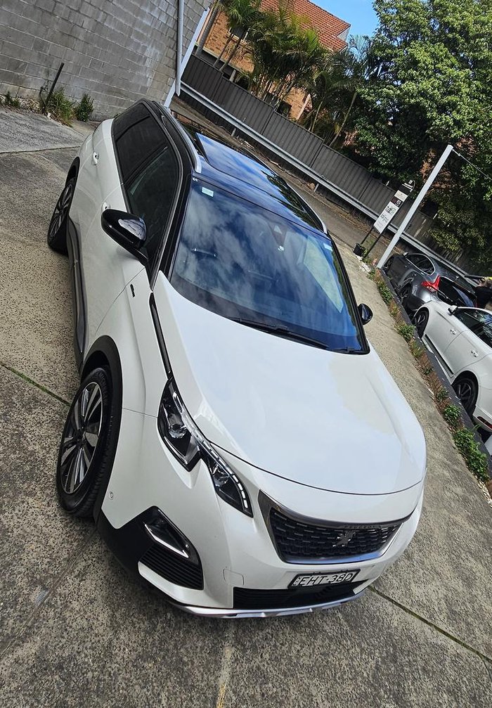 2020 Peugeot 5008 GT Line P87 MY20 Pearl White
