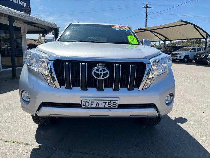 2015 Toyota Landcruiser Prado GXL GDJ150R 4X4 Dual Range Silver Pearl