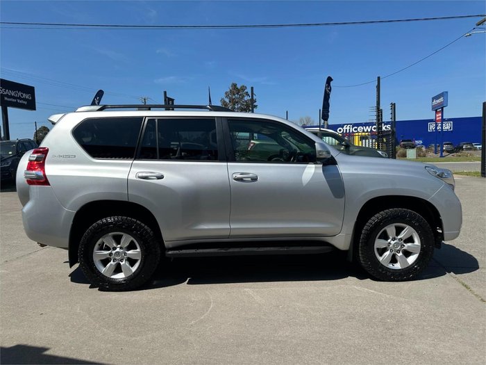 2015 Toyota Landcruiser Prado GXL GDJ150R 4X4 Dual Range Silver Pearl