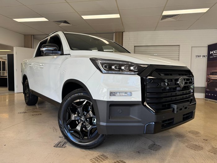 2025 KGM Musso Ultimate Q261 MY26 4X4 Dual Range Grand White