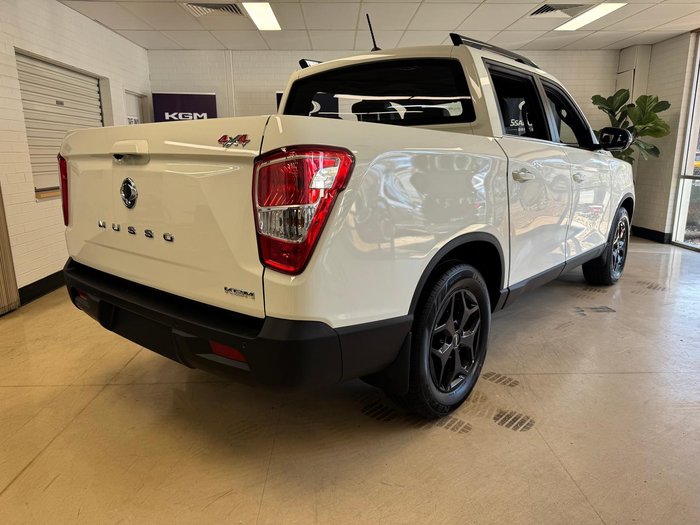 2025 KGM Musso Ultimate Q261 MY26 4X4 Dual Range Grand White
