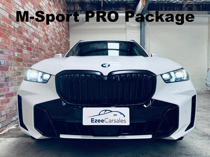 2024 BMW X5 xDrive30d M Sport G05 LCI 4X4 Constant Mineral White