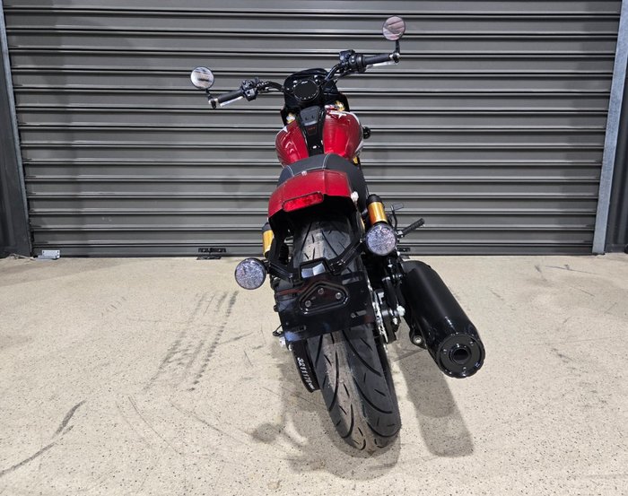 2025 INDIAN SCOUT 101 LIMITED SUNSET RED METALLIC