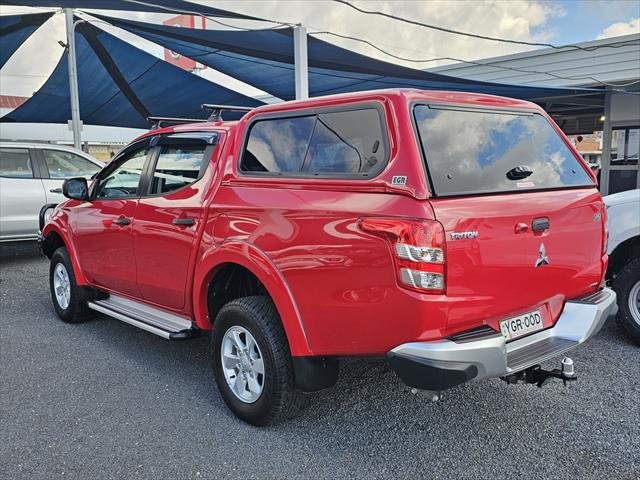 2018 Mitsubishi Triton GLX+ MQ MY18 4X4 Dual Range Red