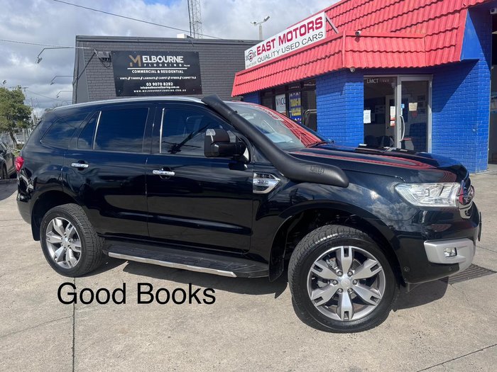 2017 Ford Everest Titanium UA 4X4 Dual Range Jet Black