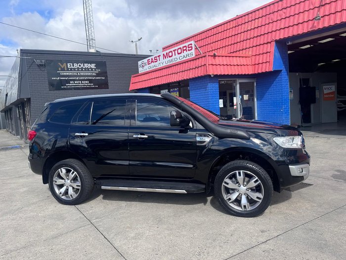 2017 Ford Everest Titanium UA 4X4 Dual Range Jet Black