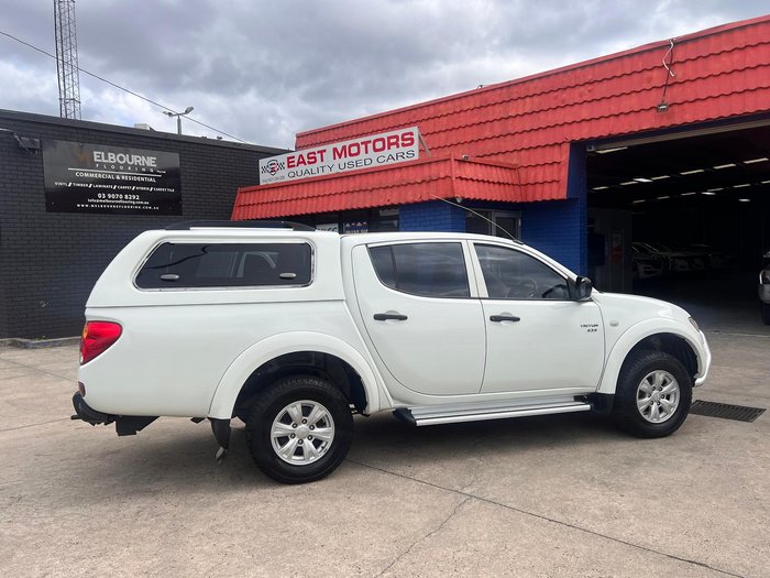 2011 Mitsubishi Triton GL-R MN MY11 4X4 Dual Range White