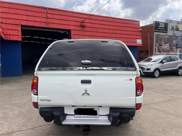 2011 Mitsubishi Triton GL-R MN MY11 4X4 Dual Range White