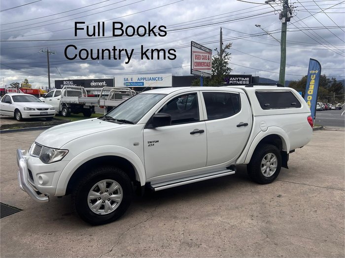 2011 Mitsubishi Triton GL-R MN MY11 4X4 Dual Range White