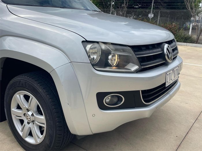 2013 Volkswagen Amarok TDI420 Highline 2H MY13 4X4 Constant Reflex Silver