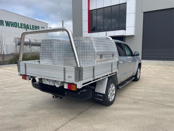 2013 Volkswagen Amarok TDI420 Highline 2H MY13 4X4 Constant Reflex Silver