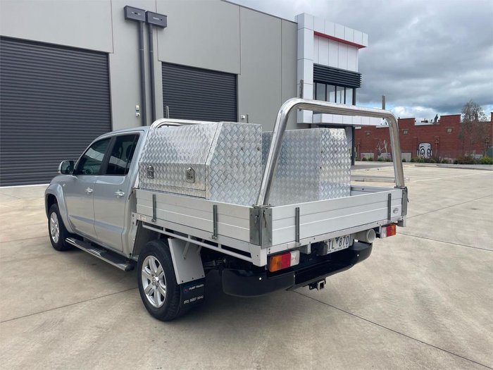 2013 Volkswagen Amarok TDI420 Highline 2H MY13 4X4 Constant Reflex Silver