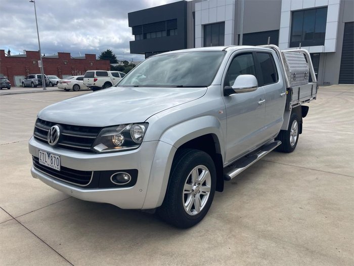 2013 Volkswagen Amarok TDI420 Highline 2H MY13 4X4 Constant Reflex Silver