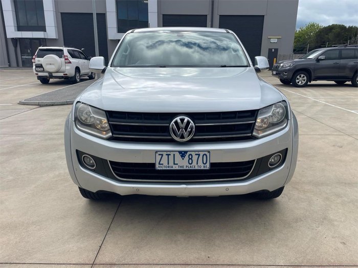 2013 Volkswagen Amarok TDI420 Highline 2H MY13 4X4 Constant Reflex Silver