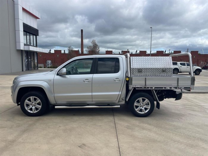 2013 Volkswagen Amarok TDI420 Highline 2H MY13 4X4 Constant Reflex Silver