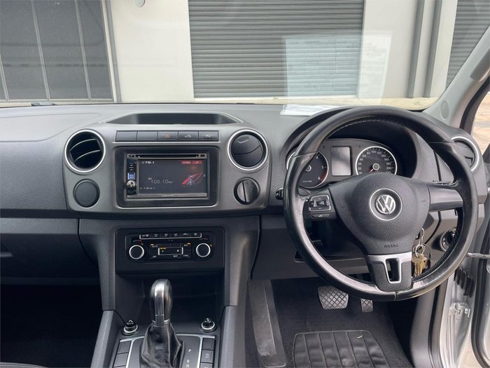 2013 Volkswagen Amarok TDI420 Highline 2H MY13 4X4 Constant Reflex Silver