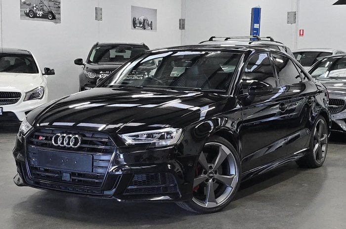 2019 Audi S3 8V MY20 Four Wheel Drive Brilliant Black