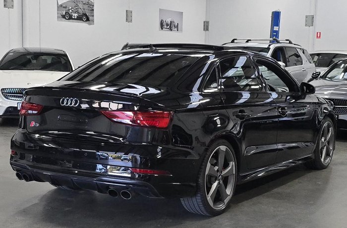 2019 Audi S3 8V MY20 Four Wheel Drive Brilliant Black