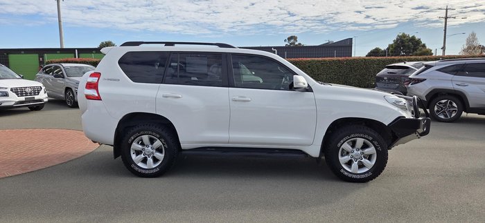 2017 Toyota Landcruiser Prado GXL GDJ150R 4X4 Dual Range Glacier White