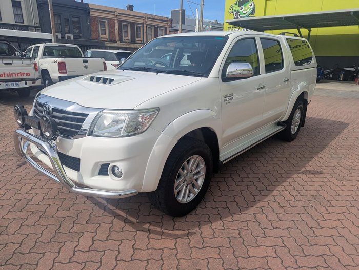 2014 Toyota Hilux SR5 KUN26R MY14 4X4 Dual Range Glacier White