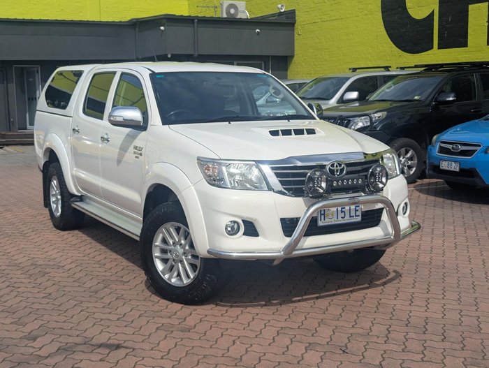2014 Toyota Hilux SR5 KUN26R MY14 4X4 Dual Range Glacier White