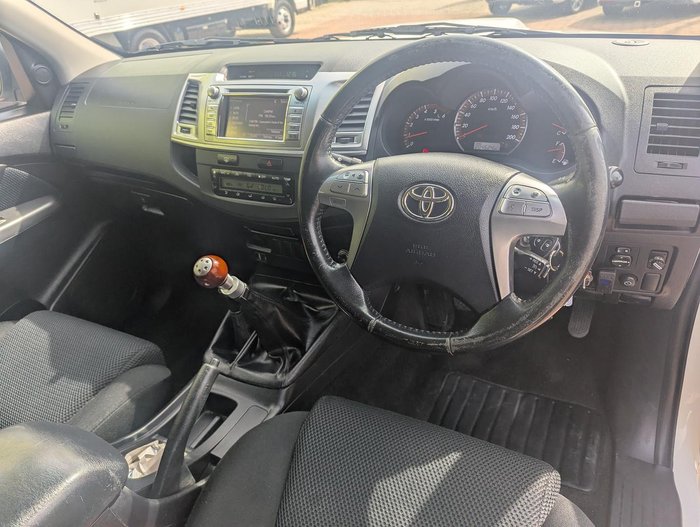2014 Toyota Hilux SR5 KUN26R MY14 4X4 Dual Range Glacier White