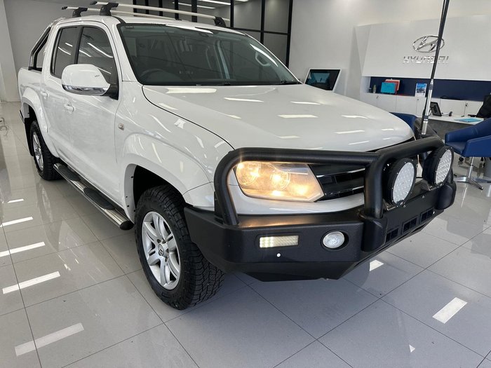 2014 Volkswagen Amarok TDI400 Highline 2H MY14 4X4 Dual Range Candy White