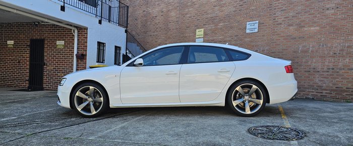 2016 Audi A5 S line plus 8T MY16 Four Wheel Drive Glacier White