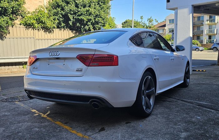 2016 Audi A5 S line plus 8T MY16 Four Wheel Drive Glacier White