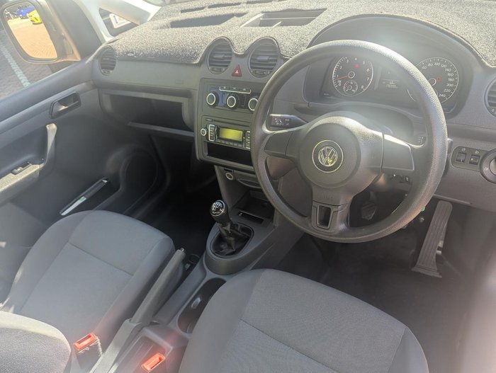 2014 Volkswagen Caddy TSI160 2KN MY14 Candy White