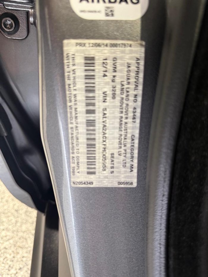 2014 Land Rover Range Rover Evoque TD4 Dynamic L538 MY15 4X4 Constant Corris Grey