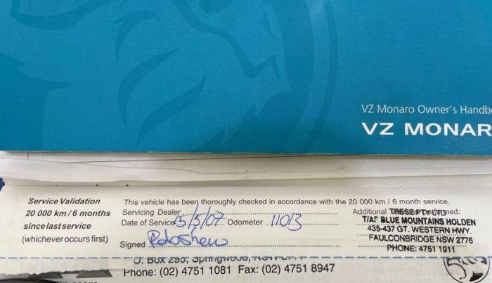 2005 Holden Monaro CV8 Z