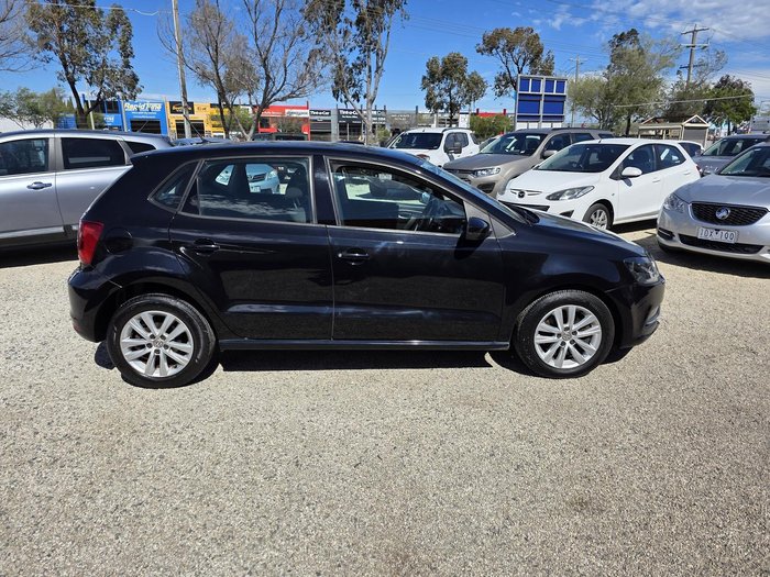 2015 Volkswagen Polo 81TSI Comfortline 6R MY16 Deep Black