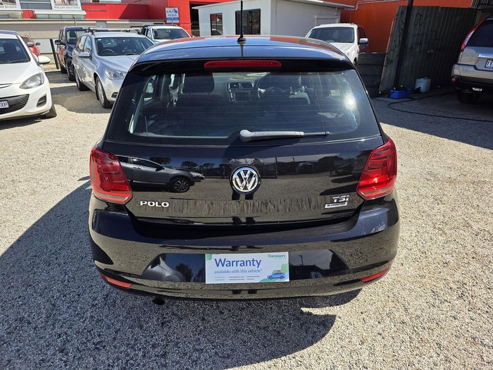 2015 Volkswagen Polo 81TSI Comfortline 6R MY16 Deep Black