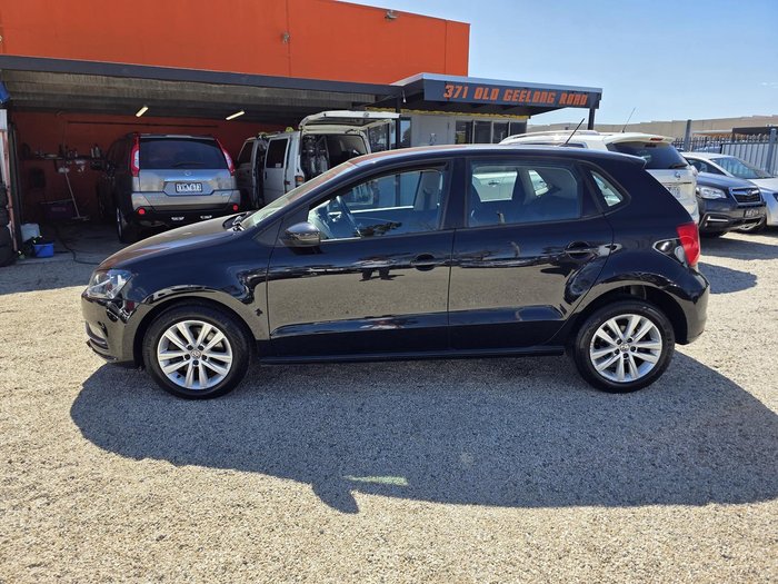 2015 Volkswagen Polo 81TSI Comfortline 6R MY16 Deep Black