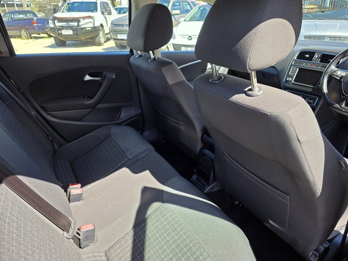 2015 Volkswagen Polo 81TSI Comfortline 6R MY16 Deep Black