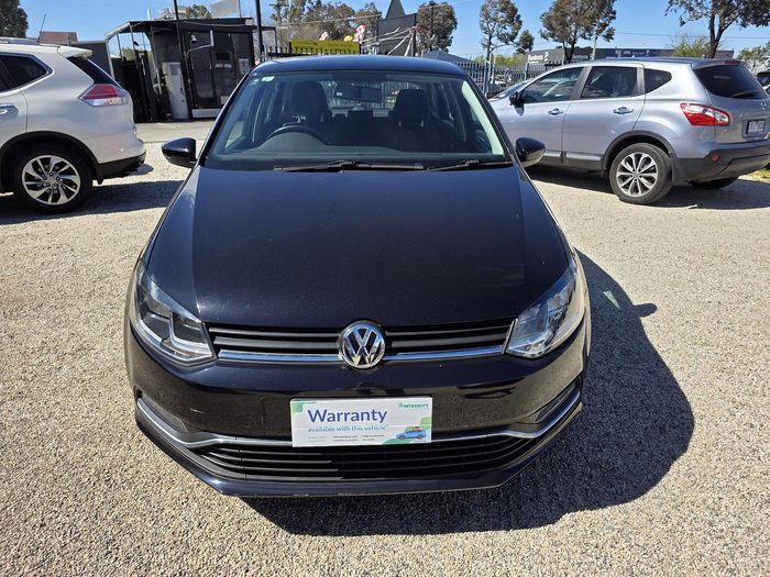 2015 Volkswagen Polo 81TSI Comfortline 6R MY16 Deep Black