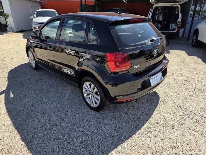 2015 Volkswagen Polo 81TSI Comfortline 6R MY16 Deep Black