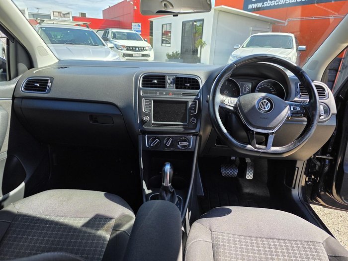 2015 Volkswagen Polo 81TSI Comfortline 6R MY16 Deep Black