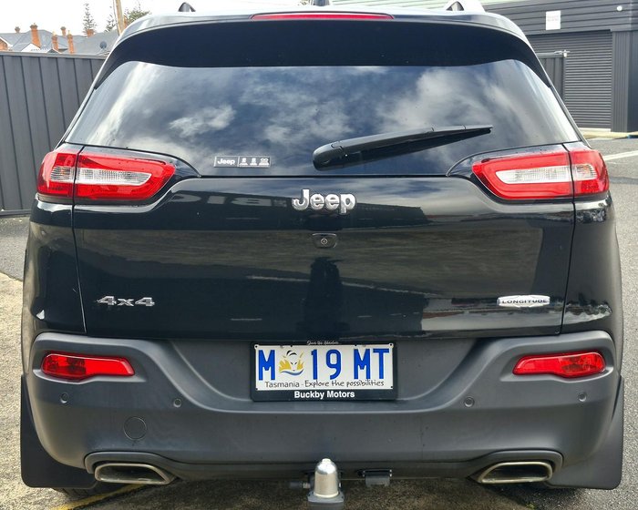 2018 Jeep Cherokee Longitude KL MY19 4X4 On Demand Diamond Black Crystal