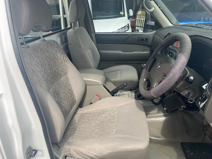 2013 Nissan Patrol DX GU 6 MY13 4X4 Dual Range Polar White
