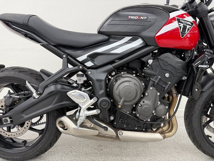 2025 Triumph 2025 Triumph 660CC TRIDENT FP Red