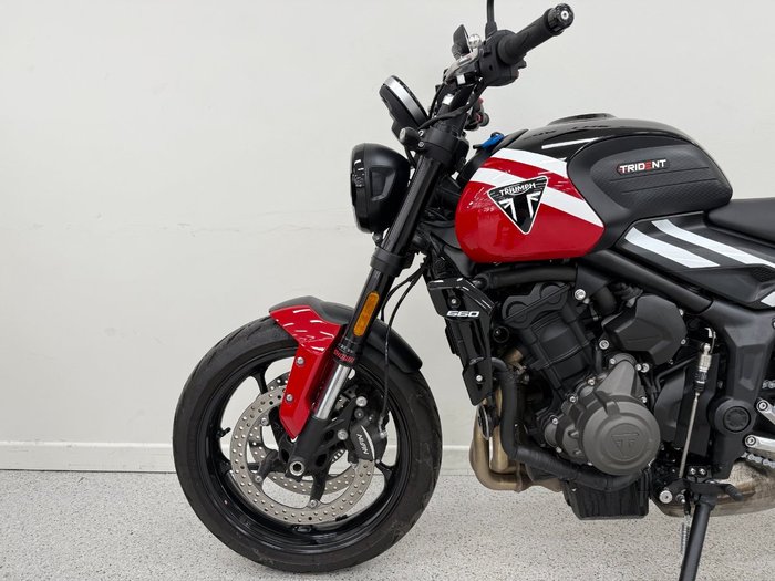 2025 Triumph 2025 Triumph 660CC TRIDENT FP Red