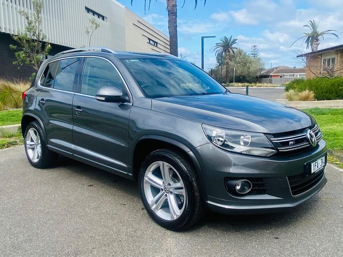 2015 Volkswagen Tiguan 155TSI R-Line 5N MY16 Four Wheel Drive Pepper Grey