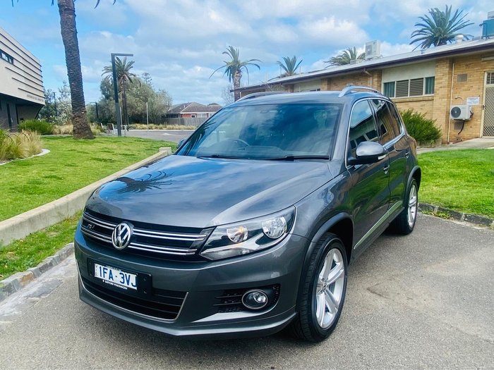 2015 Volkswagen Tiguan 155TSI R-Line 5N MY16 Four Wheel Drive Pepper Grey