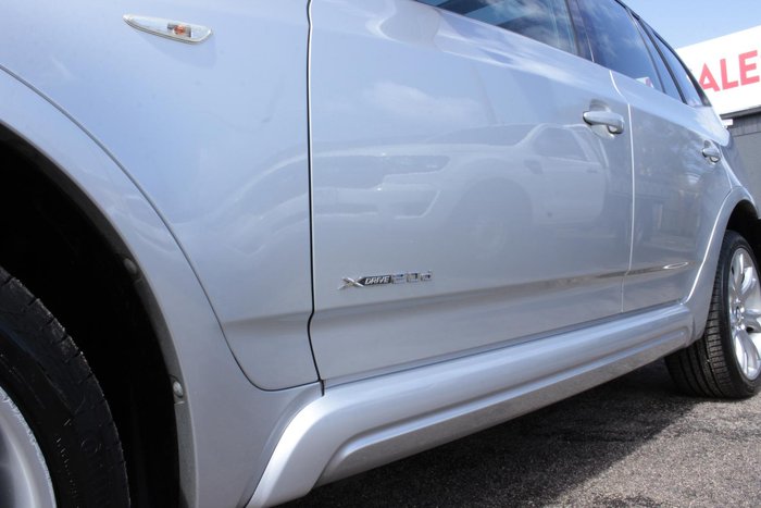 2008 BMW X3 xDrive20d Lifestyle E83 MY09 Four Wheel Drive Titanium Silver