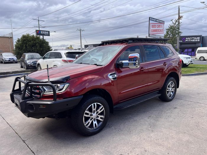 2019 Ford Everest Trend UA II MY19.75 4X4 Dual Range Maroon